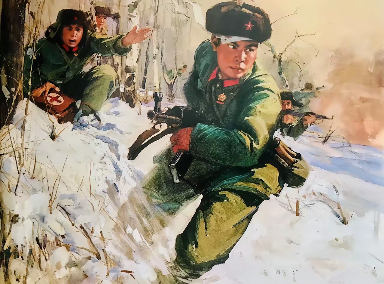 冲锋陷阵，凭借拼搏夺取胜利