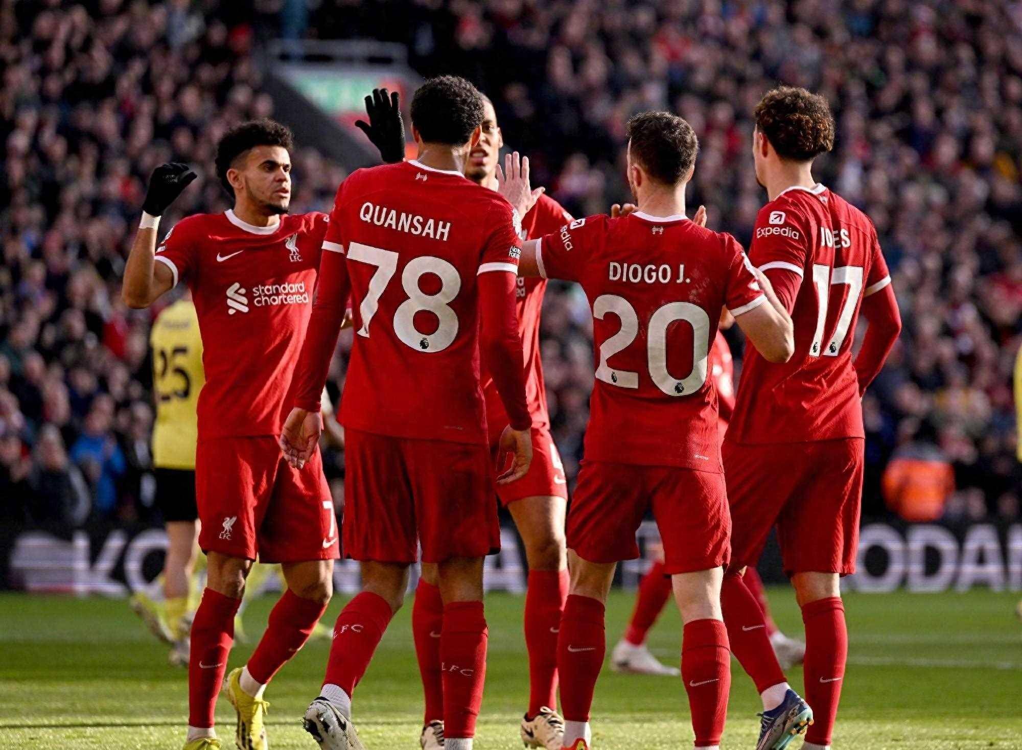 利物浦展示了他们的统治地位! 利物浦展示了他们的统治地位!