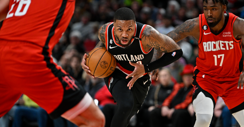 开拓者主场大胜爵士,利拉德37分独揽 开拓者主场大胜爵士,利拉德37分独揽